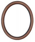 Oval Brun